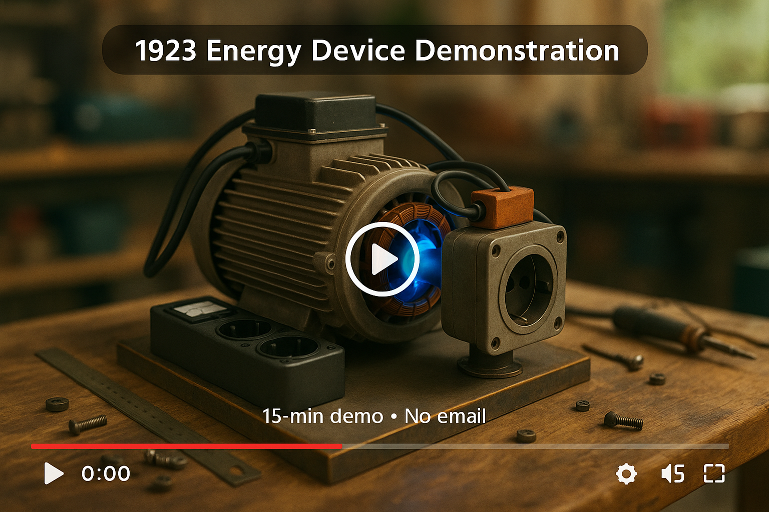 1923 Energy Device Demonstration